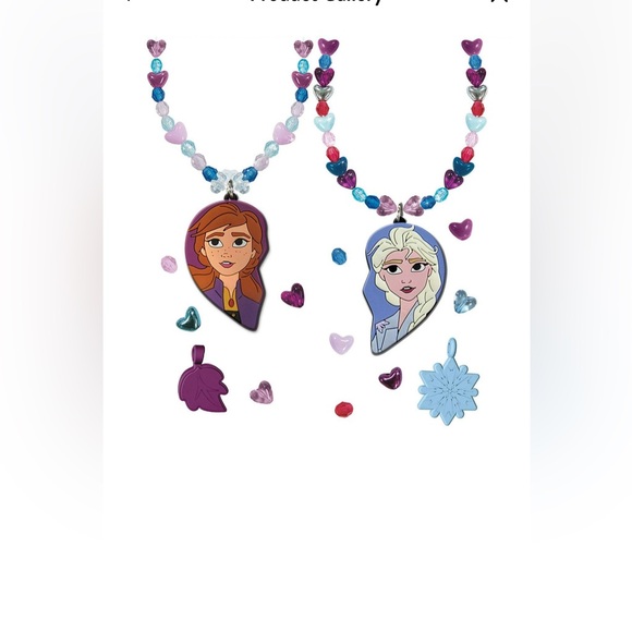 Disney Frozen❄️2 Forever Friends Best Friends Jewelry💎Activity with 300 Beads - Picture 5 of 8